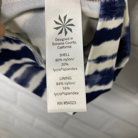 Athleta Wave Break Blousy Tankini Bathing Suit Top Size 34D/DD - Picture 9 of 14